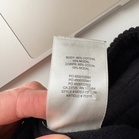 Aritzia Wilfred Free Karmen Skirt Button Front Corduroy Mini Skirt Black Size 0 - Picture 6 of 6